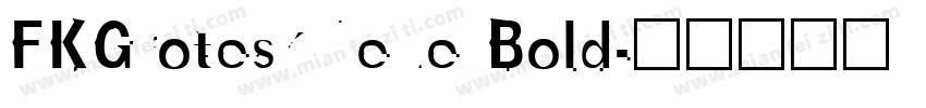 FKGroteskNeue Bold字体转换